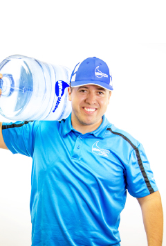 water delivery guy custom stock image company