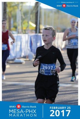 Chris and Katie's son in Marathon