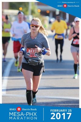 Katie in the Marathon
