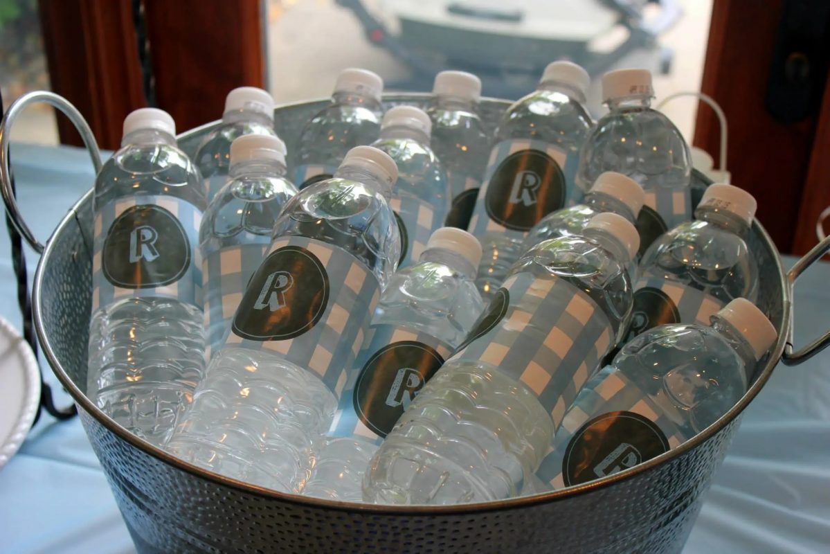 custom label water bottles